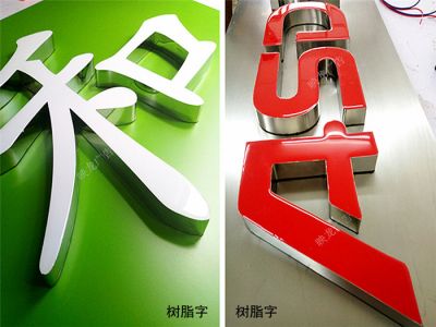 樹脂字
